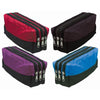 Triple Zip Rectangular Pencil Case - Geometry box