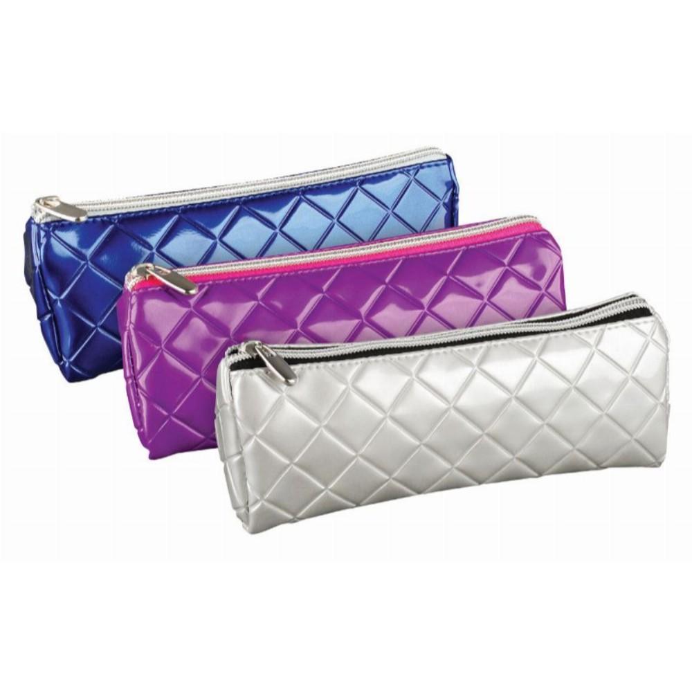 Quilted PVC Pencil Cases - Geometry box