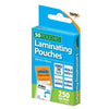 Pack of 50 Laminating Business Card Pouches - Geometry box