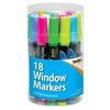 Assorted Colour Window Markers - Geometry box