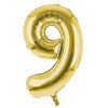 Giant Foil Gold Number Balloon