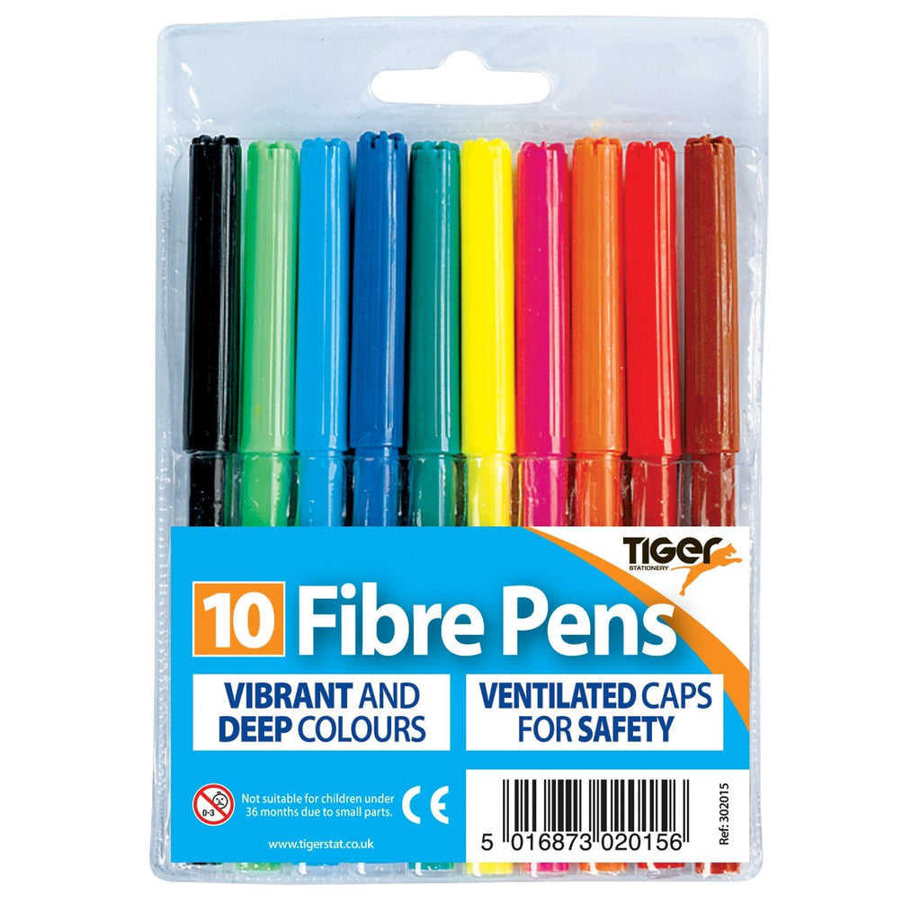 Wallet of 10 fibre tip pens - Geometry box